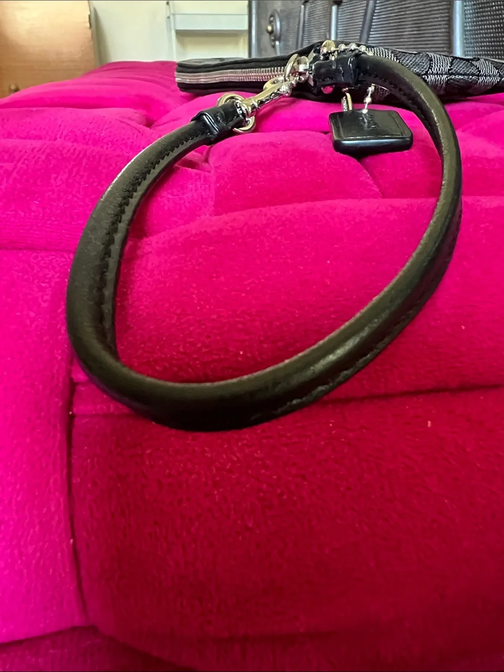Coach Corner Zip Wristlet